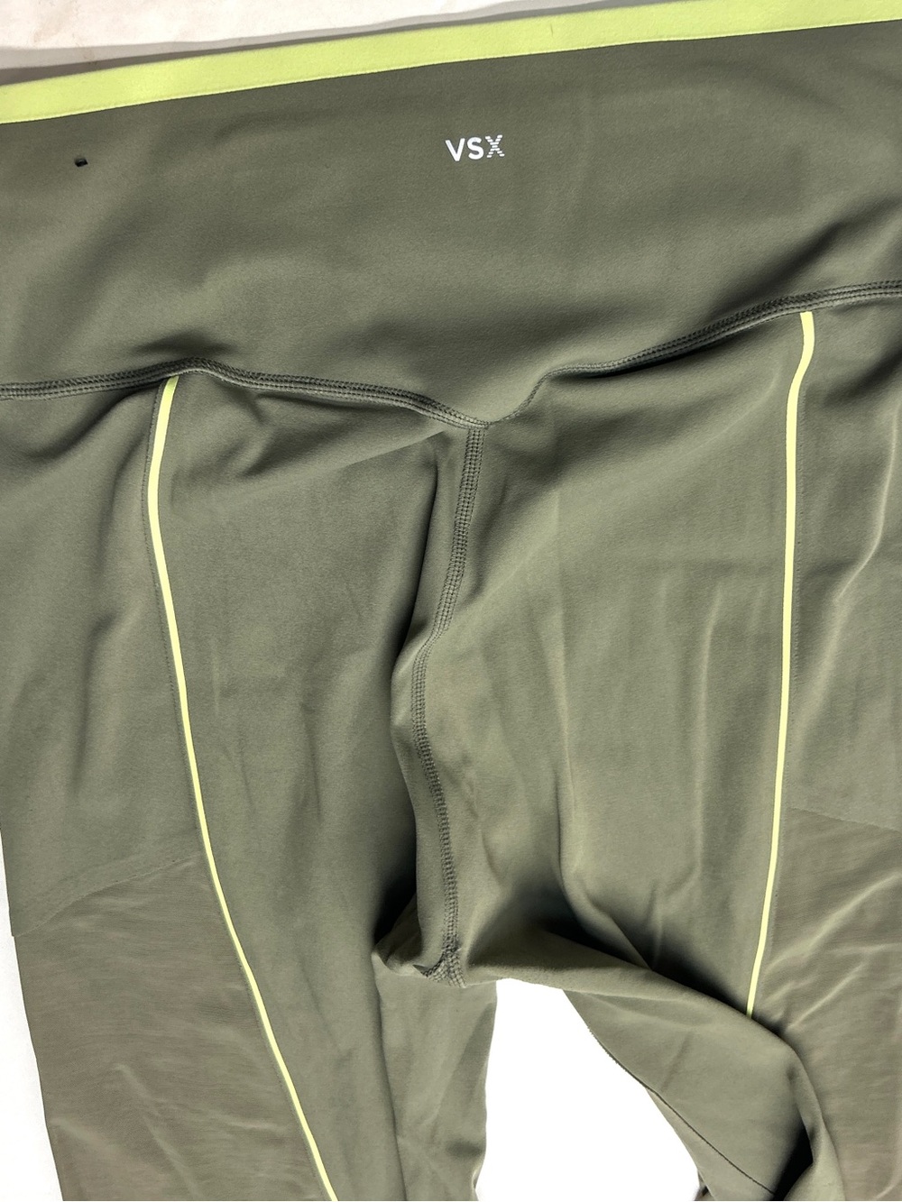 VSX Victoria’s Secret Chroma Contours Green High-Rise Athletic Leggings - Picture 8 of 8